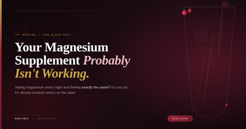 Your Magnesium Supplement Probably Isn't Working. Here's Why.